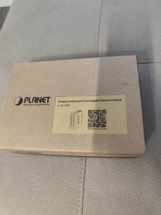 PLANET IGS-500T switch Ethernet industrial compact, fără management, echipat cu 5 porturi Gigabit