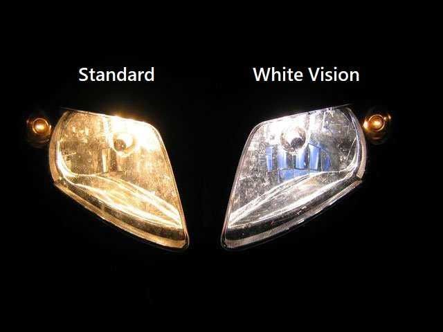 Set becuri Philips H1 white vision intense xenon effect 4200k 12v Nou