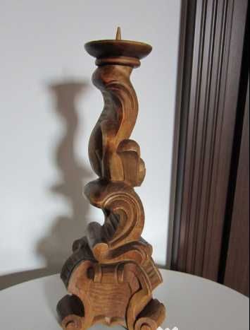 Craciun cadou rar Sfesnic Black Forest sculptura lemn Germania 1960
