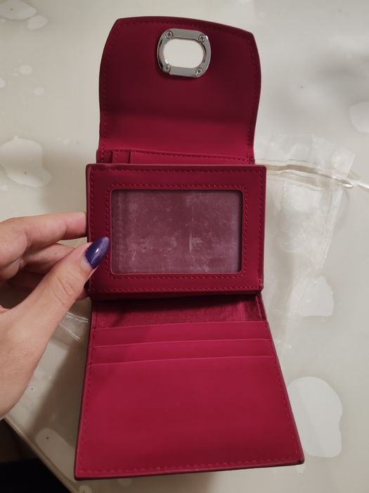 Портомоне в цикламен цвят