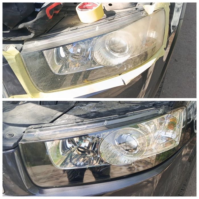 Полировка химическое восстоновление фар