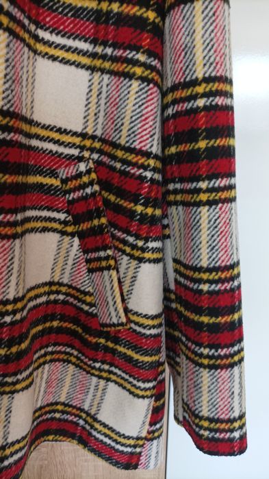 Палто за зимата в каре