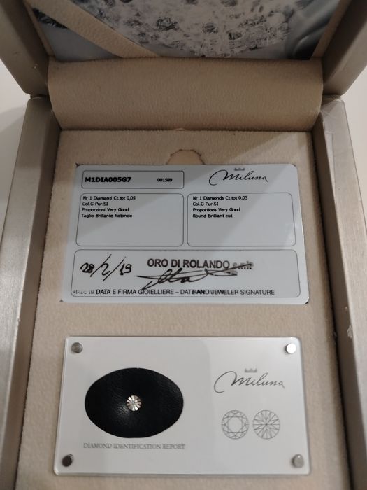 Diamant model briliant cut