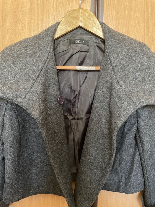 Vand palton scurt gri