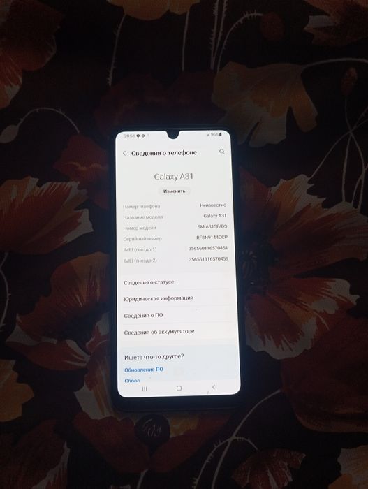 Продам samsung a31
