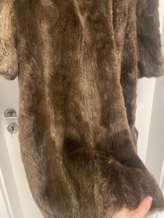 Haina blana naturala lunga