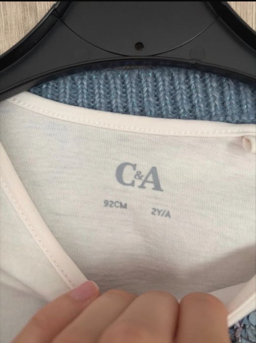 Cardigan si bluza fetite C&A marimea 92