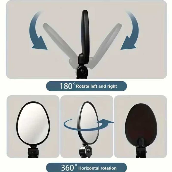 2бр. Огледала за велосипед, тротинетка, колело 360° въртящо, изпъкнало