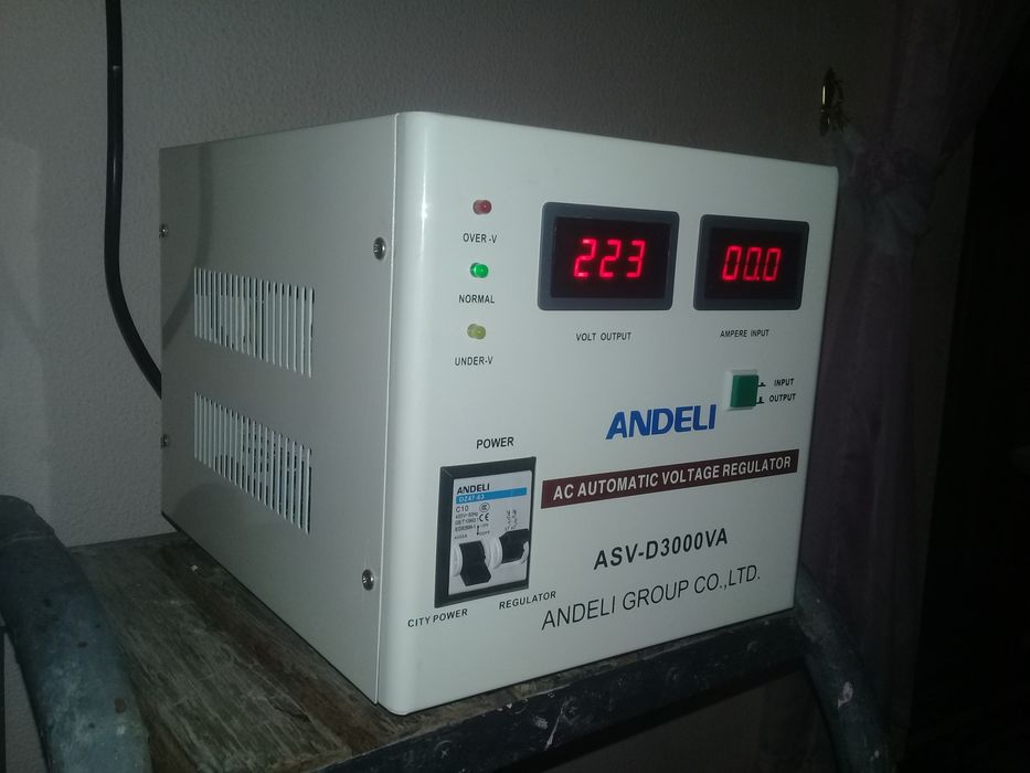 Стабилизатор напряжения "ANDELI" 3kv