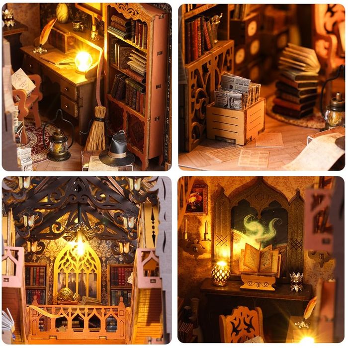 Librarie Magica din lemn