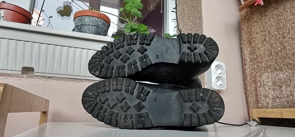 Ботуши Hogl 40.5н.Естествен велур и кожс