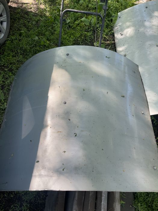 Навес козырек на дом полигал