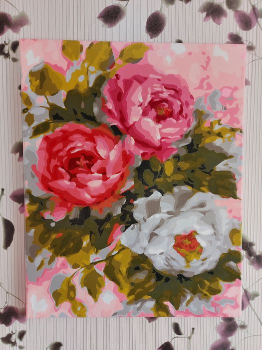 Картина на холсте. Выполнена акриловыми красками.