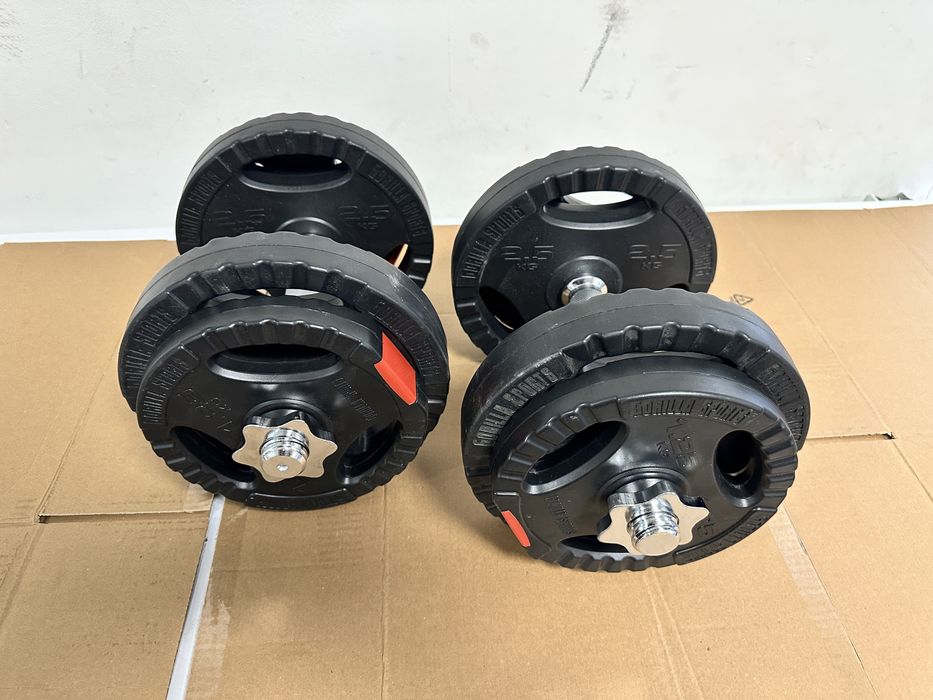 Gantere reglabile noi cu Grip 20 kg, 10+10=20 kg pret promo 200 ron