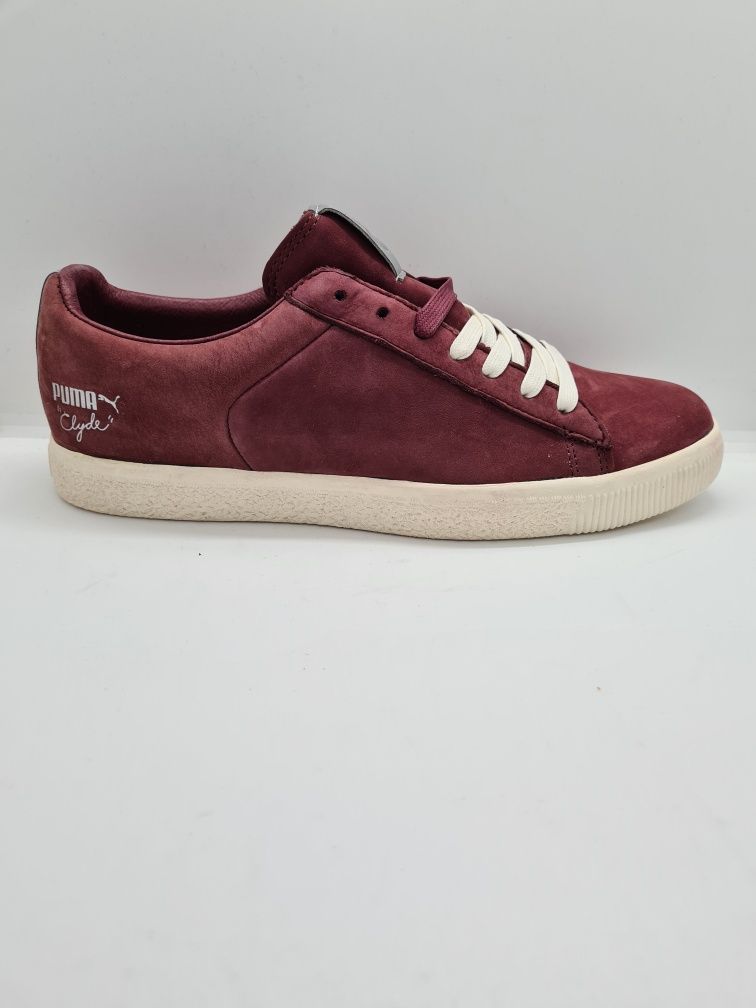 Puma clyde clearance maroon