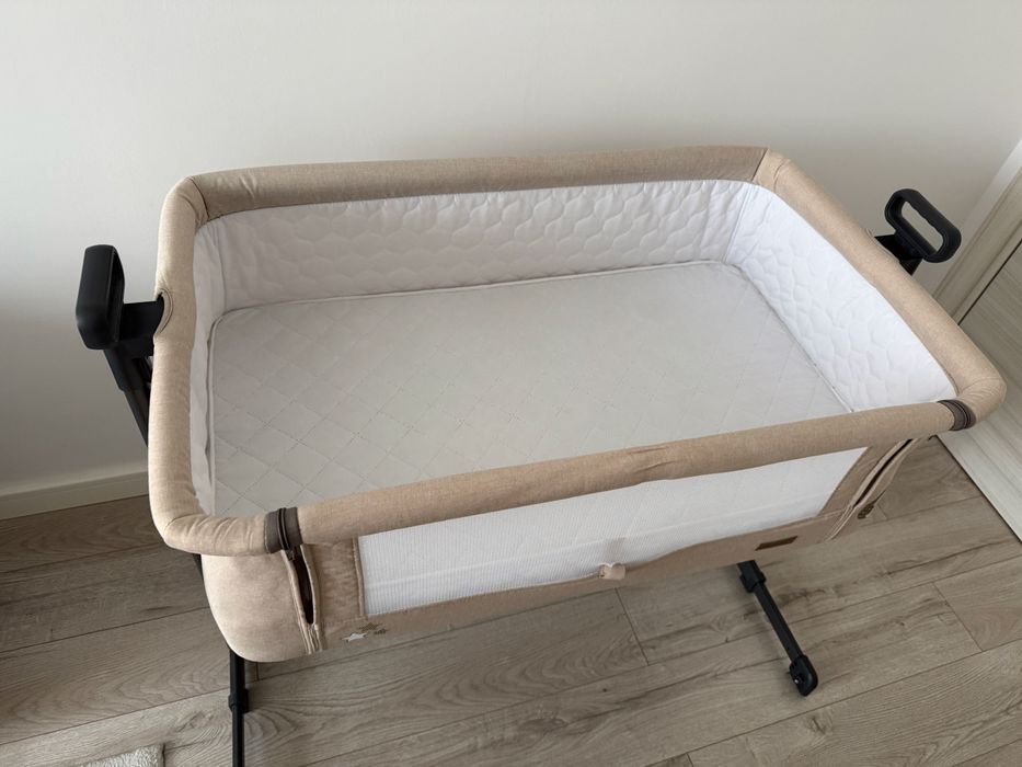 Pătuț Co-Sleeper Chipolino Close To Me + saltea fibră cocos