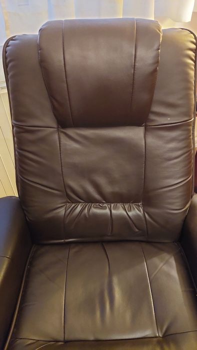 Кожен фотьойл , тъмнокафяв