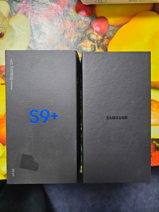 Телефон Samsung S9+ plus 64gb кутия зарядно Протектори ТОП