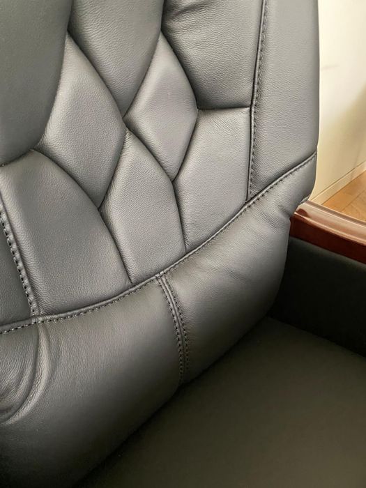 Birou directorial, scaun piele naturala