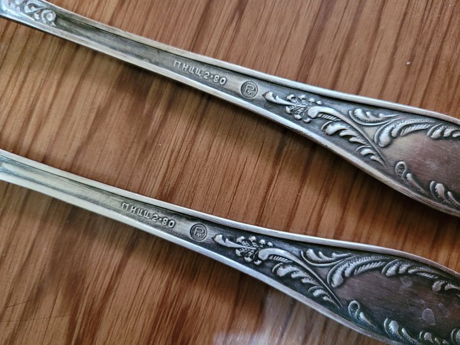 Вилки мельхиоровые МНЦ (2шт)