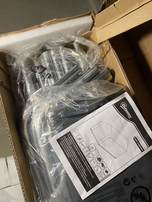 Външен навес за съхранение 220 х 157