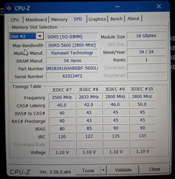 memorie RAM laptop DDR5 16GB 5600, posibil kit 32GB din 2x16GB, asigur montaj