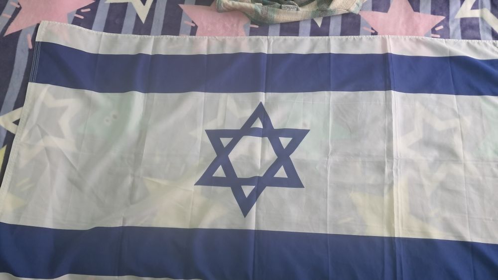 Vând steag Israel gigant cu posibilitate de agățare.