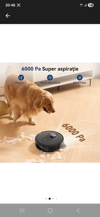 Aspirator robot Proscenic Q8 Max cu mop, Robot de aspirare