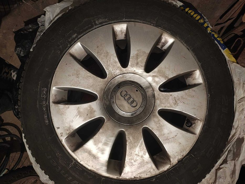 Jante audi A6 5x112 16" + anvelope iarna