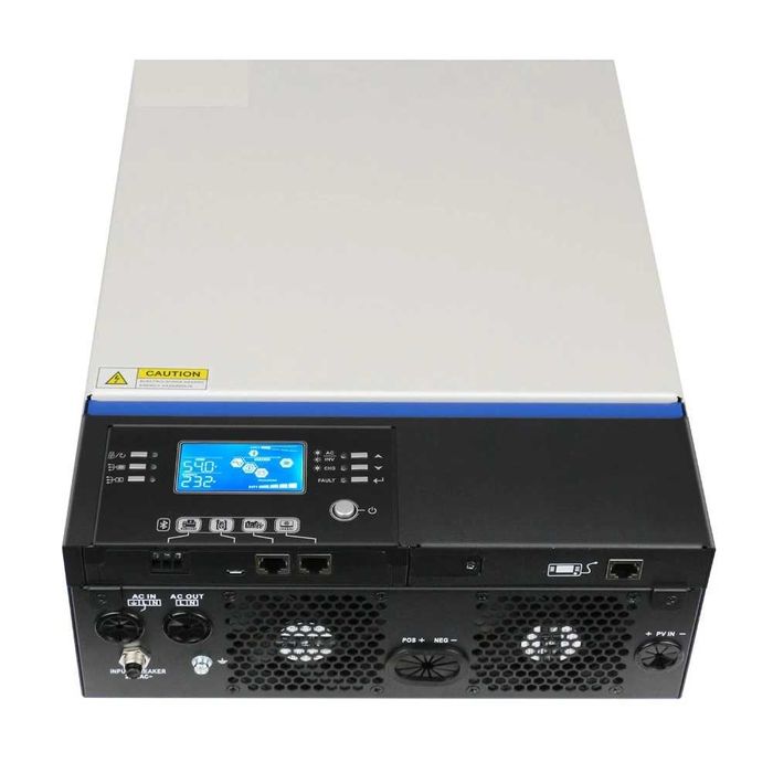 Хибриден Соларен Инвертор 5KW + 80А МРРТ зарядно + Bluetooth