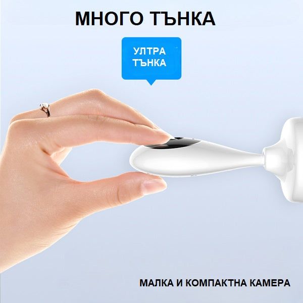 WIFI/IP охранителна камера HD 720P, нощно виждане и детектор  /SMK005/