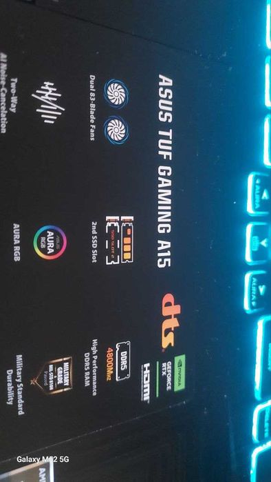ASUS TUF Gaming A15 — Ryzen 7 / RTX 2050 4GB / 16GB RAM / 256GB SSD