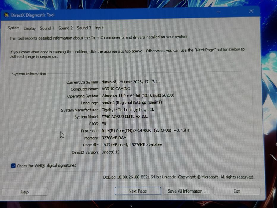 Vand kit intel i7 14700kf