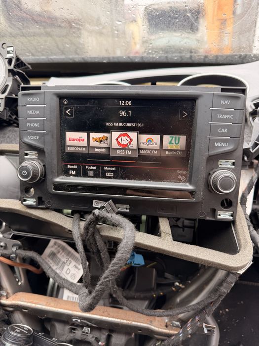 Navigatie Mib 2 std 2 ZR unitate torpedou display VW golf 7 passat b8