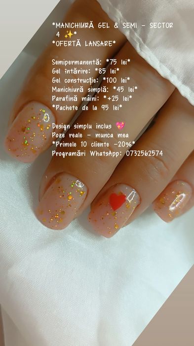 Unghii gel ,clasic , semipermanenta .