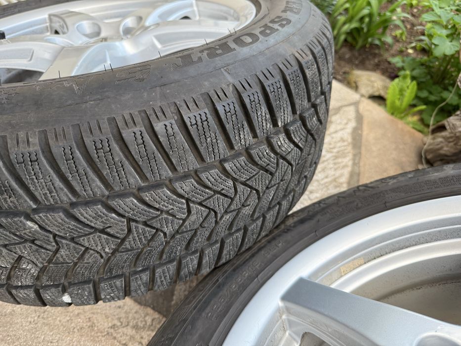R16 алуминиеви джанти 5x112 + зимни гуми 225/55 R16
