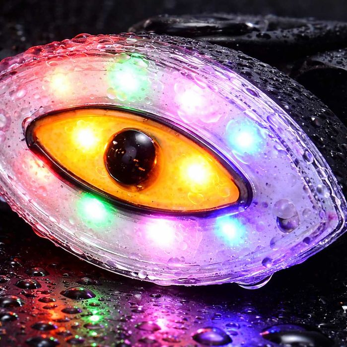 Задна LED стоп светлина за велосипед QIXUN EYE, USB, 30Lum, 7 режима