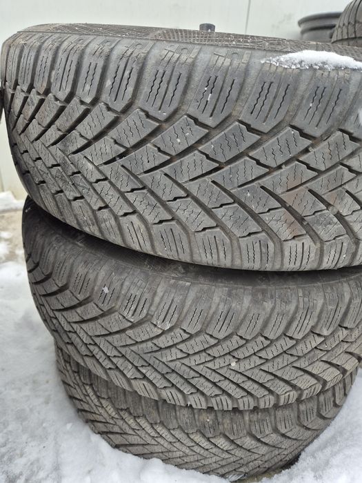 Jante iarna vw polo skoda 5x100 185 65 15 Continental de iarnă