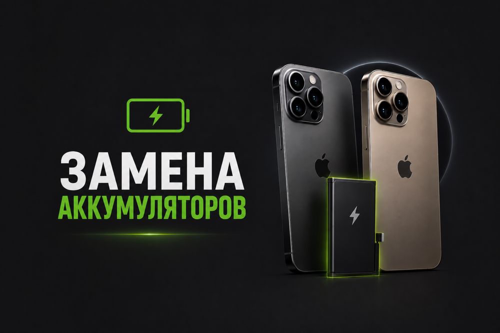 Замена аккумулятора  на Iphone
