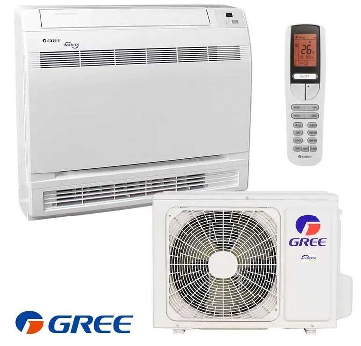 Подов инверторен климатик Gree GEH18AAXF-K6DNA1A WiFi, 18BTU, Клас A++