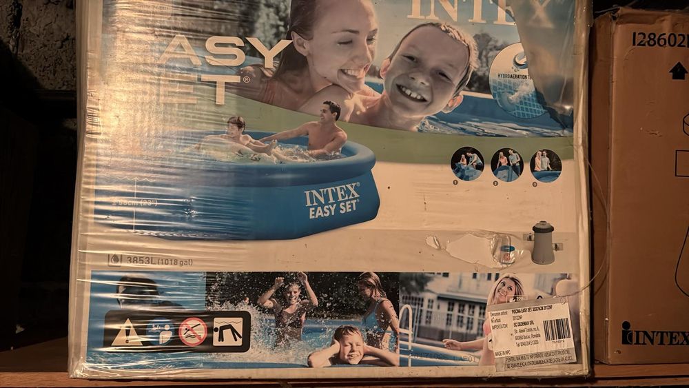Intex piscina exterioara+pompă