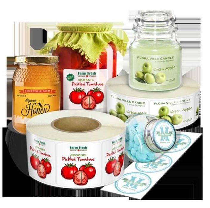 Этикетка самоклейка, Этикетки  самоклейки, в рулонах.