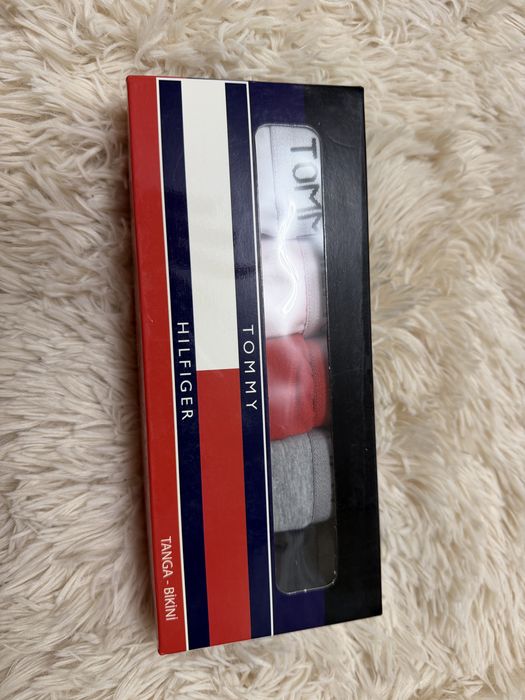 Set de 5 perechi chiloti Tommy Hilfiger M si L