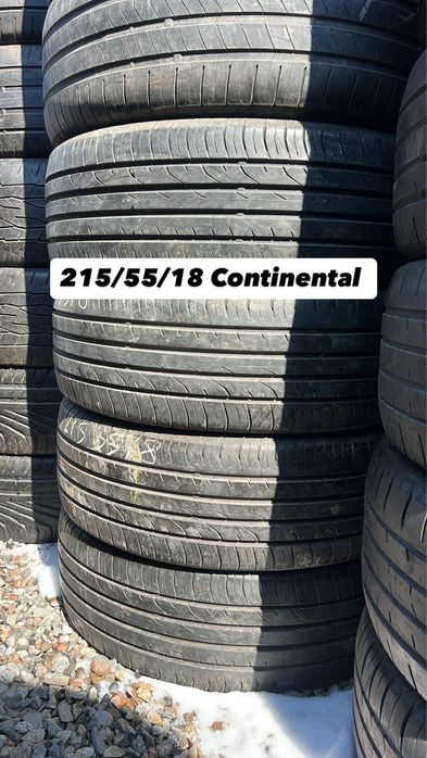Комплекты 215/55/18 Привозные б/у шины