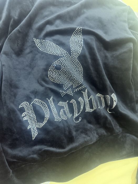 playboy кофта велюровая