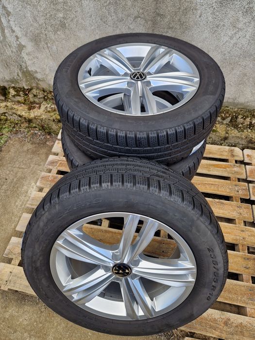 Jante Sebring Vw Tiguan anvelope iarna 235 55 18 Pirelli 2022