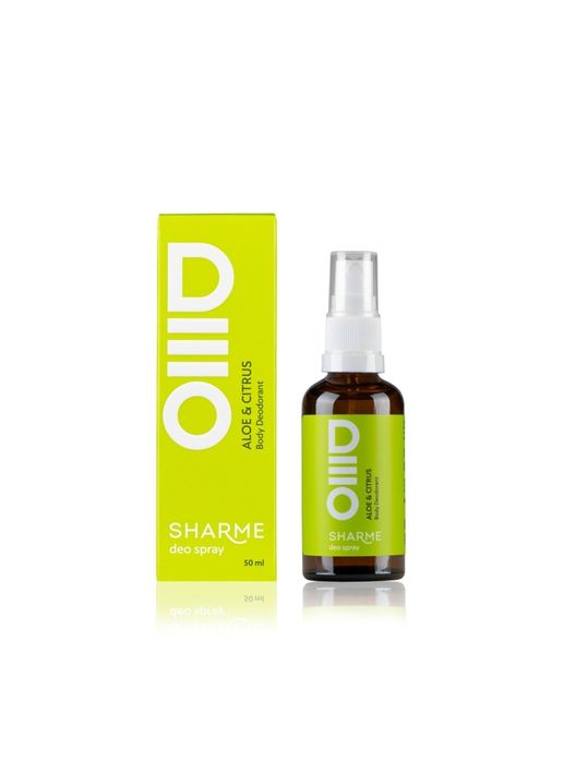 Aloe & sitrus" ifori bilan  SPRAY badan uchun tabiiy deodorant