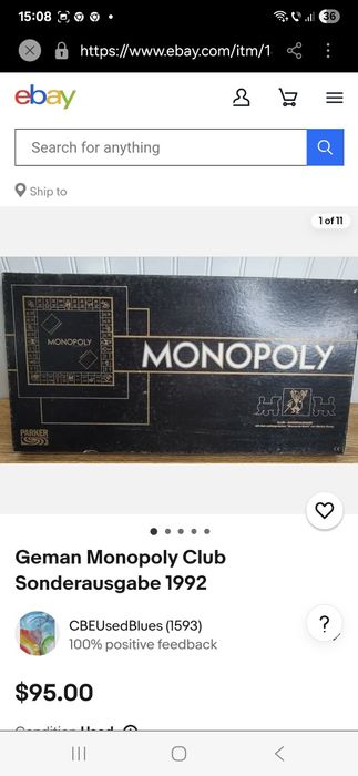 Joc Monopoly vintage