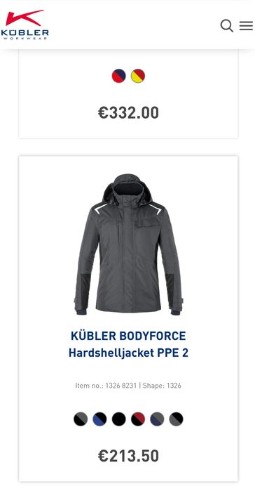 Мъжко яке KUBLER . Размер M