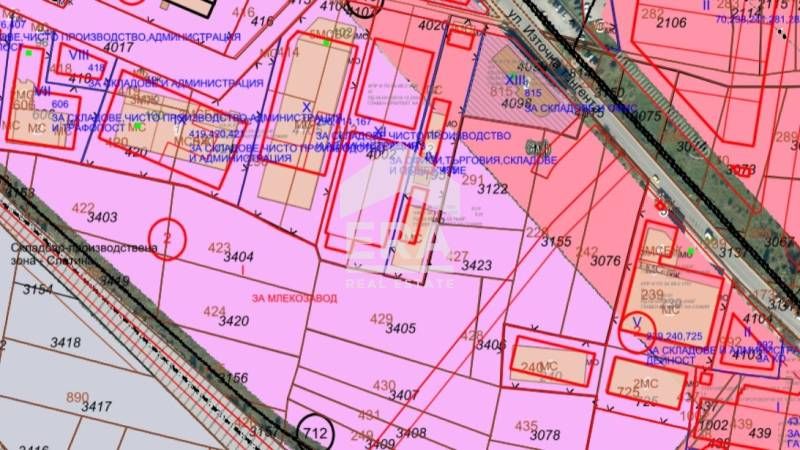 ЕКСКЛУЗИВНО! Парцел подходящ за производствена или складова база в СПЗ